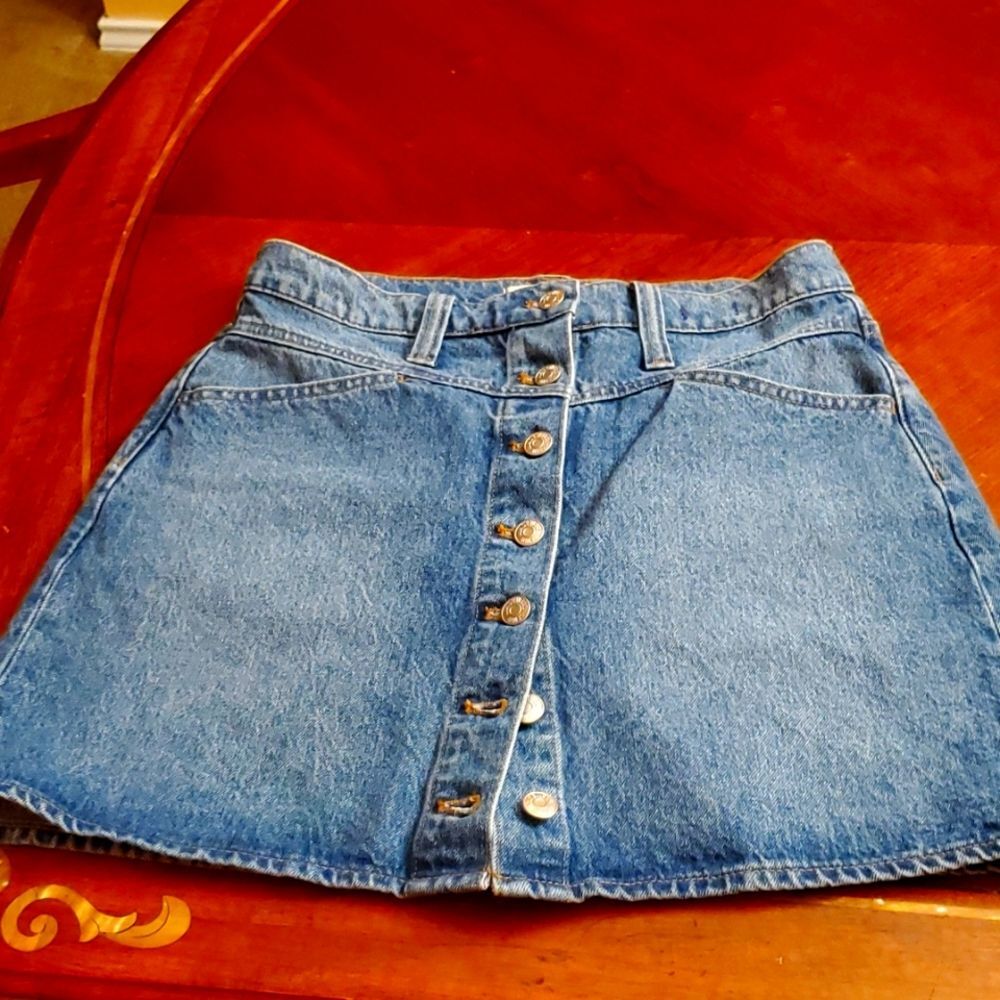 MADEWELL A LINE DENIM SKIRT SIZE 28